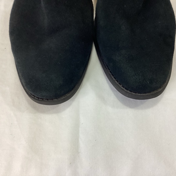 UGG HILLHURST II SZ 8 Black Suede / Knit Ankle Boots so 8 $190 main image 12